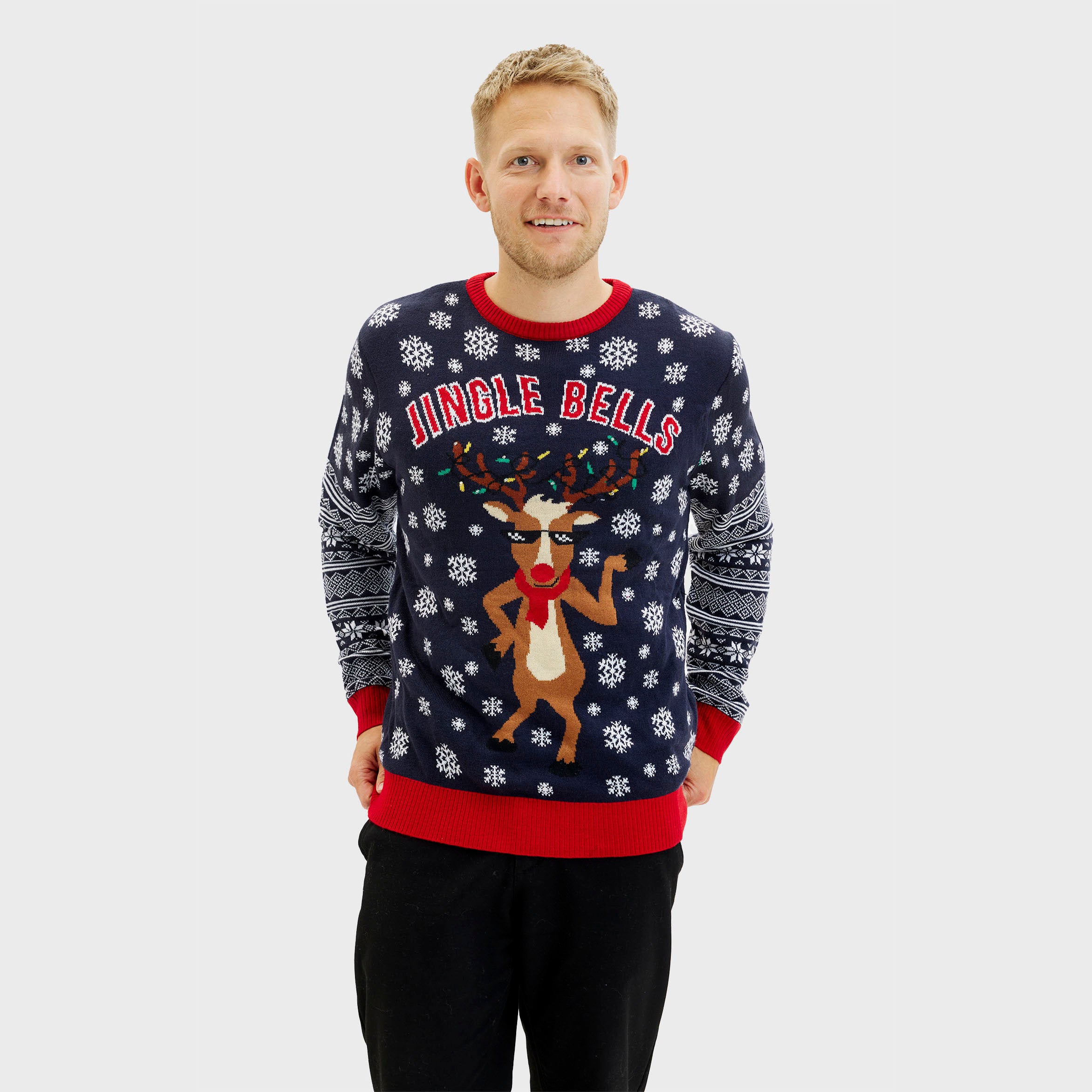 Jingle Bells Kersttrui - Heren